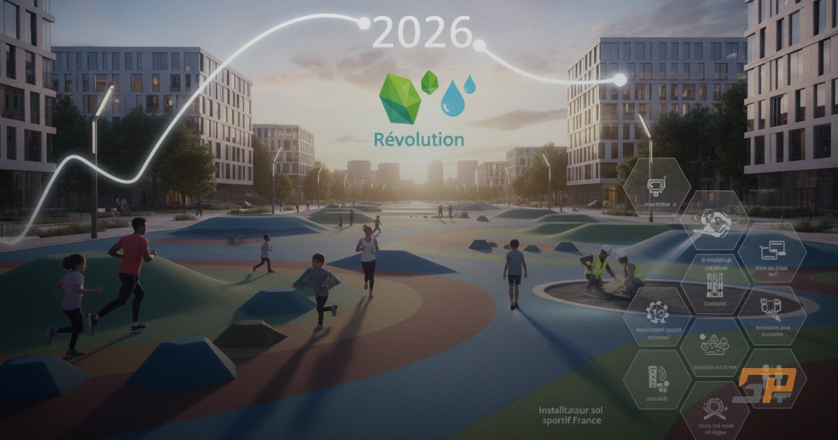 Révolution 2026 : Le Sol Souple EPDM Contre les Îlots de Chaleur Urbains - Featured graphic for Sport Pro Trav blog post